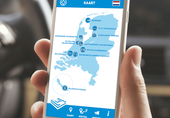 Nieuwe app voor Stichting Werelderfgoed Nederland